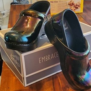 Dansko Clogs-Petrol Color